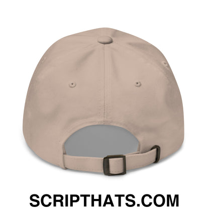 Upside Down Wrexham Embroidered Unstructured Dad Hat Stone