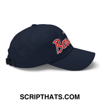 USA Baseball Olympics WBC Vintage Sports Script Embroidered Unstructured Dad Hat Default Title