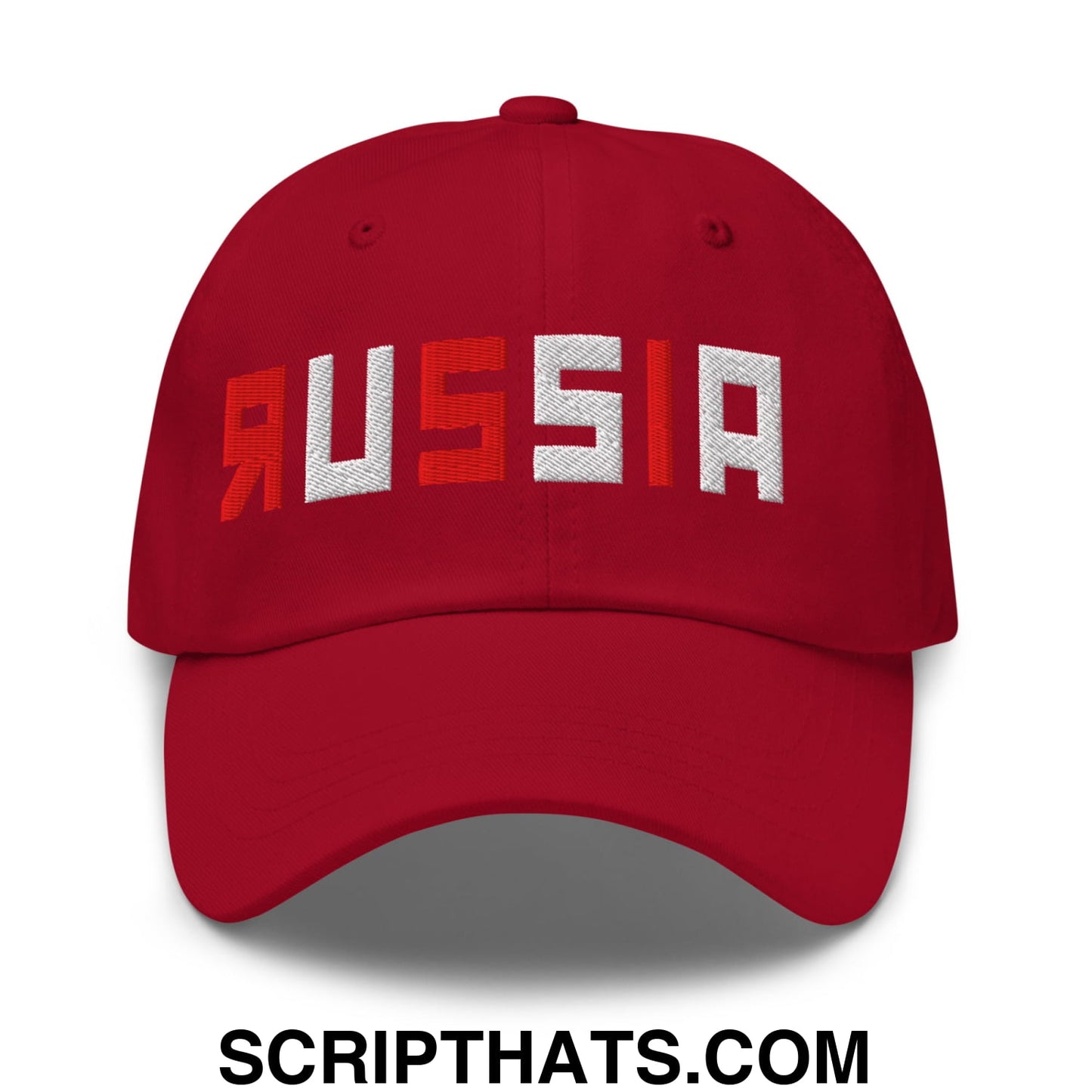 USA Russian Asset Embroidered Unstructured Dad Hat Default Title
