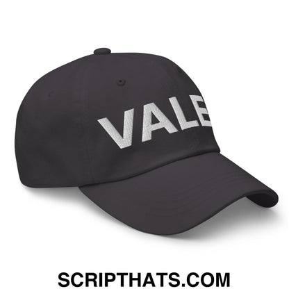 Valet Uniform Work Embroidered Dad Hat Dark Grey