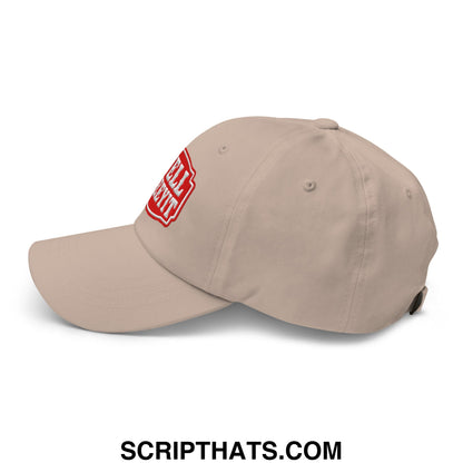 Well Sheeyit Embroidered Unstructured Dad Hat Stone