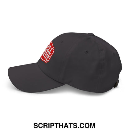 Well Sheeyit Embroidered Unstructured Dad Hat Dark Grey