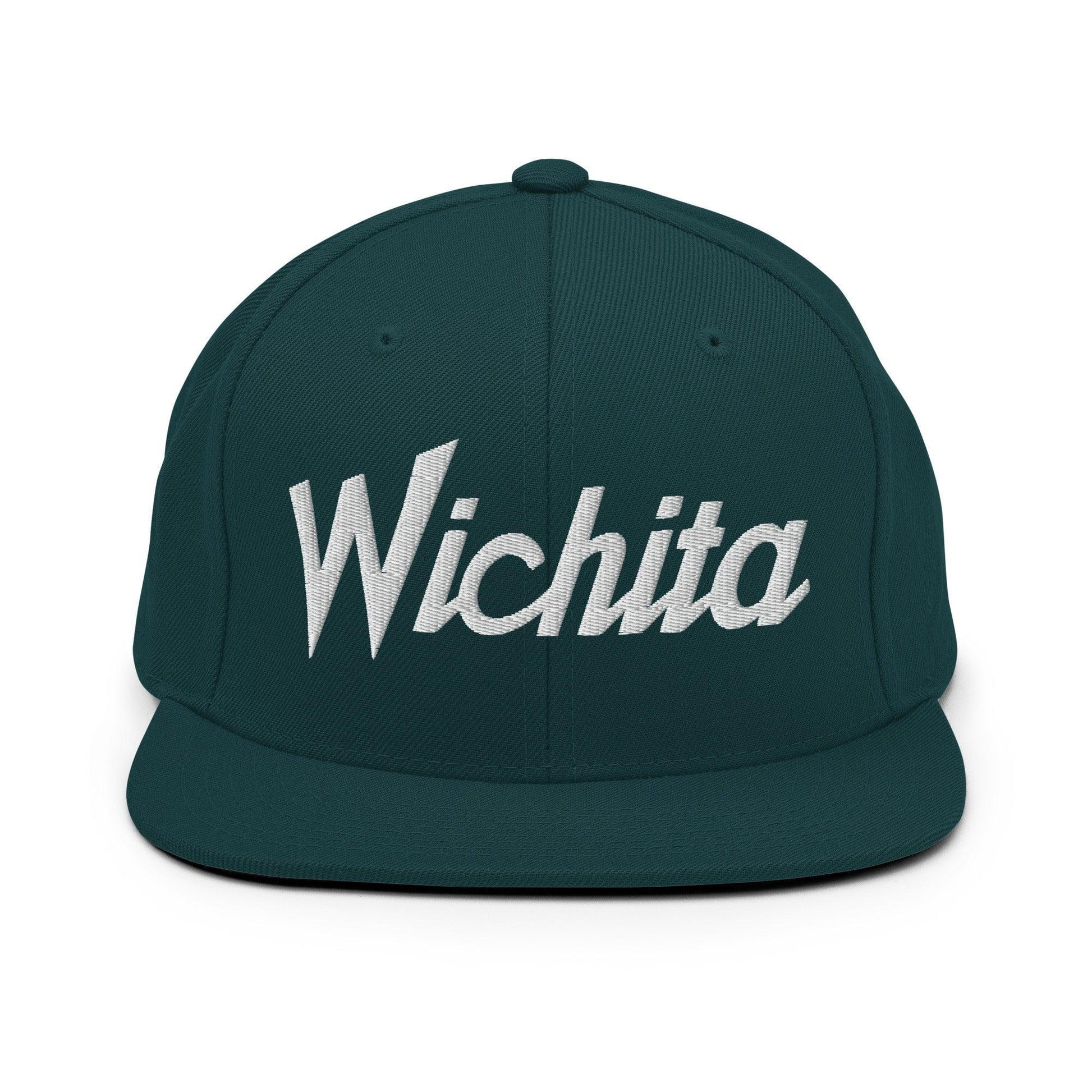 Wichita Script Snapback Hat Spruce