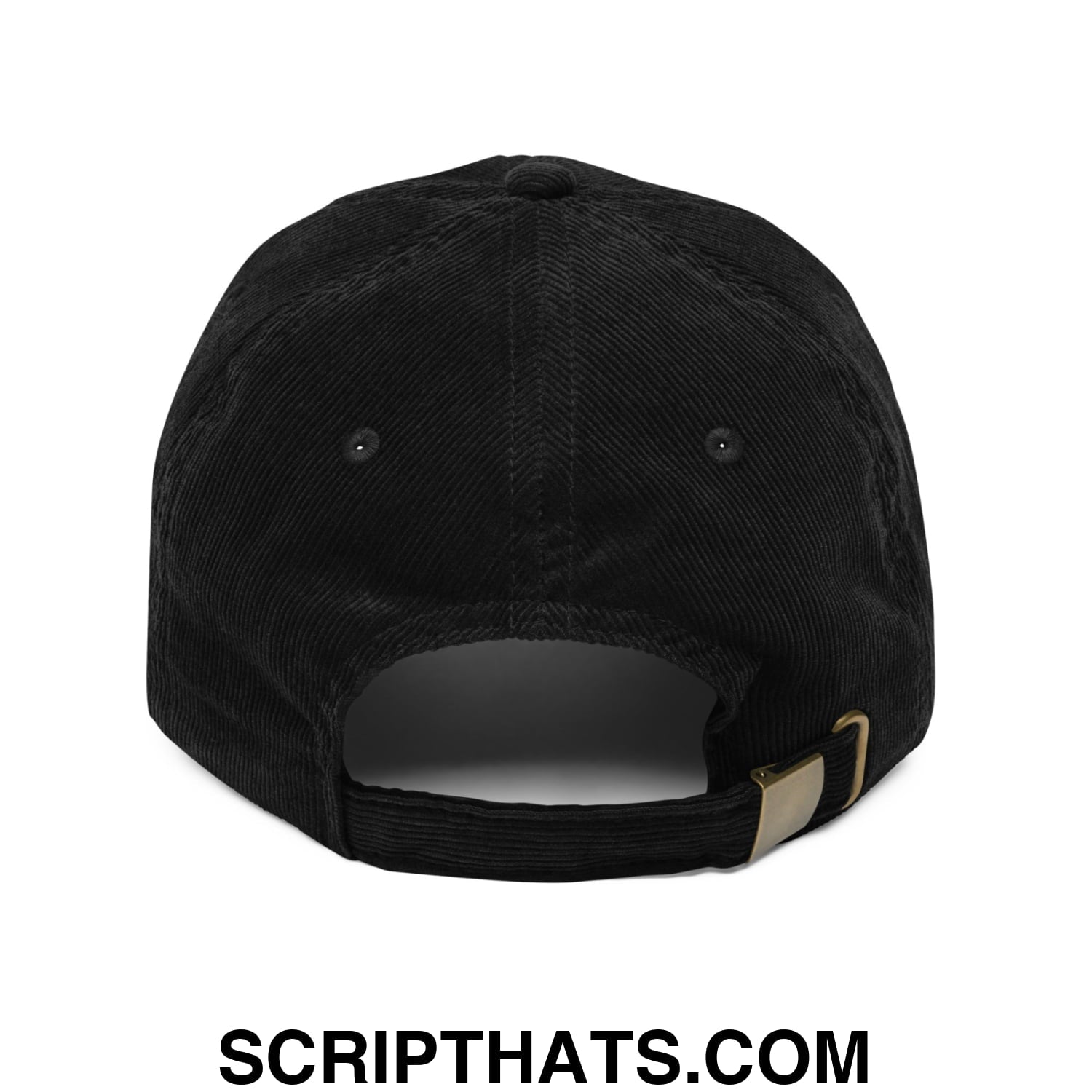 Wife of the Party Embroidered Unstructured Corduroy Dad Hat Black