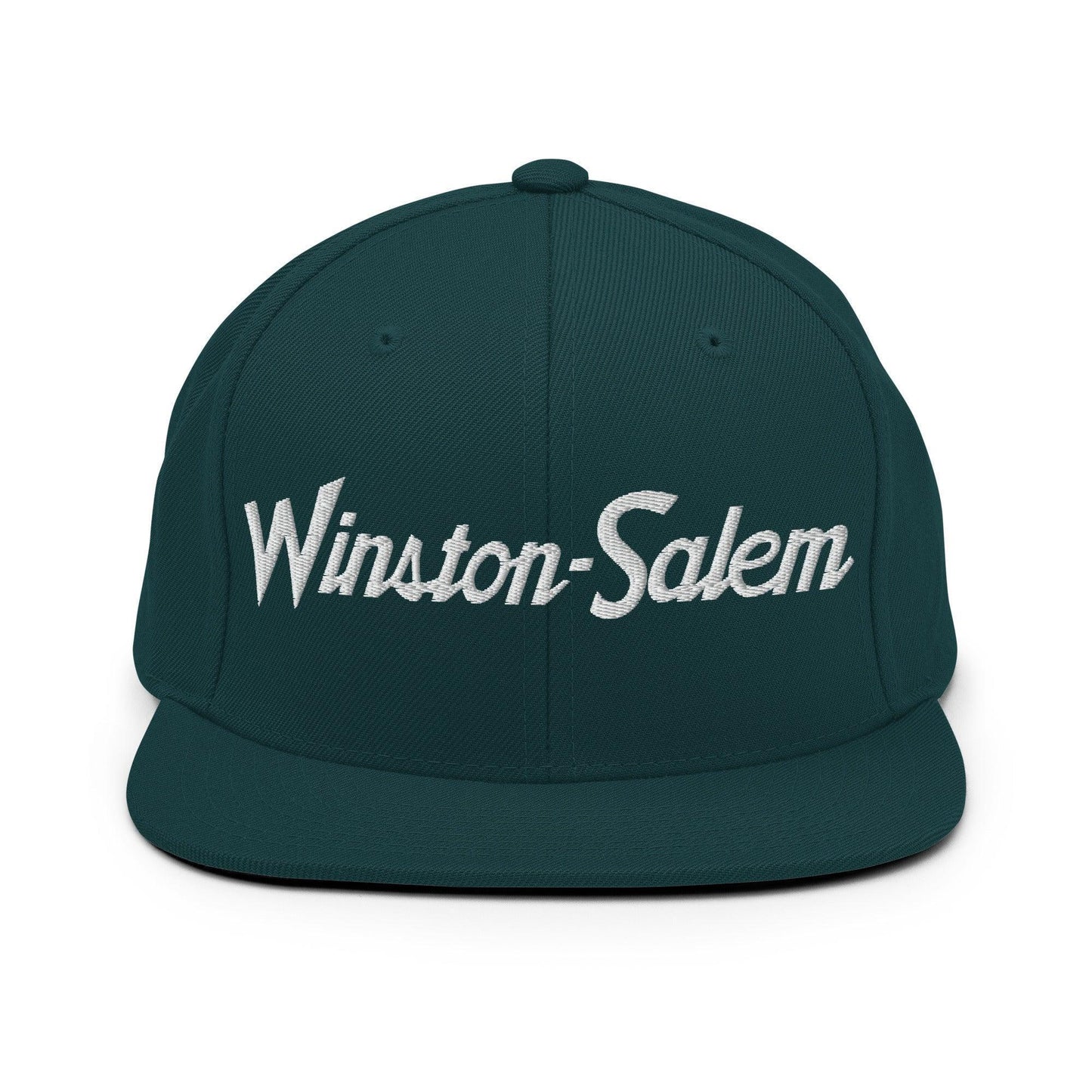 Winston-Salem Script Snapback Hat Spruce