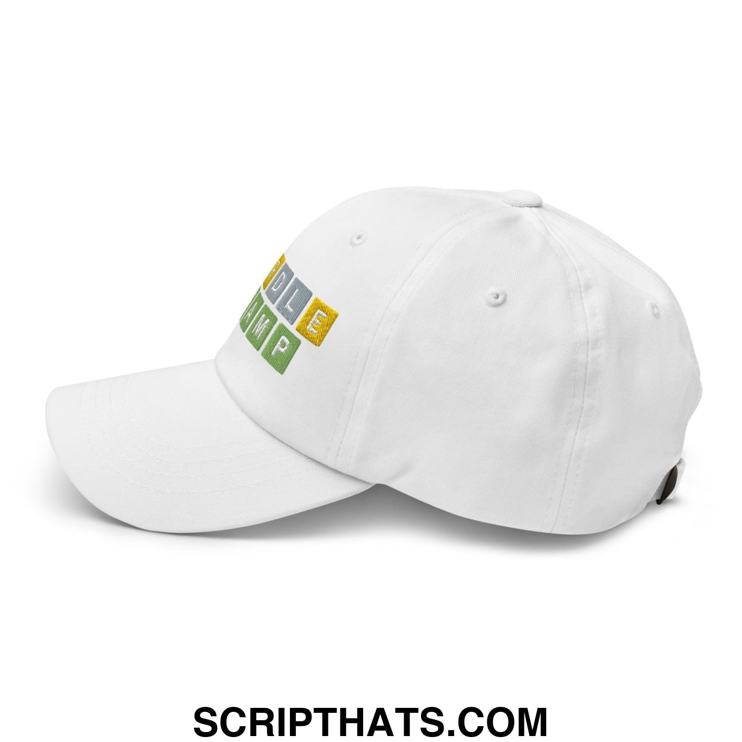 Wordle Champ Dad Hat White