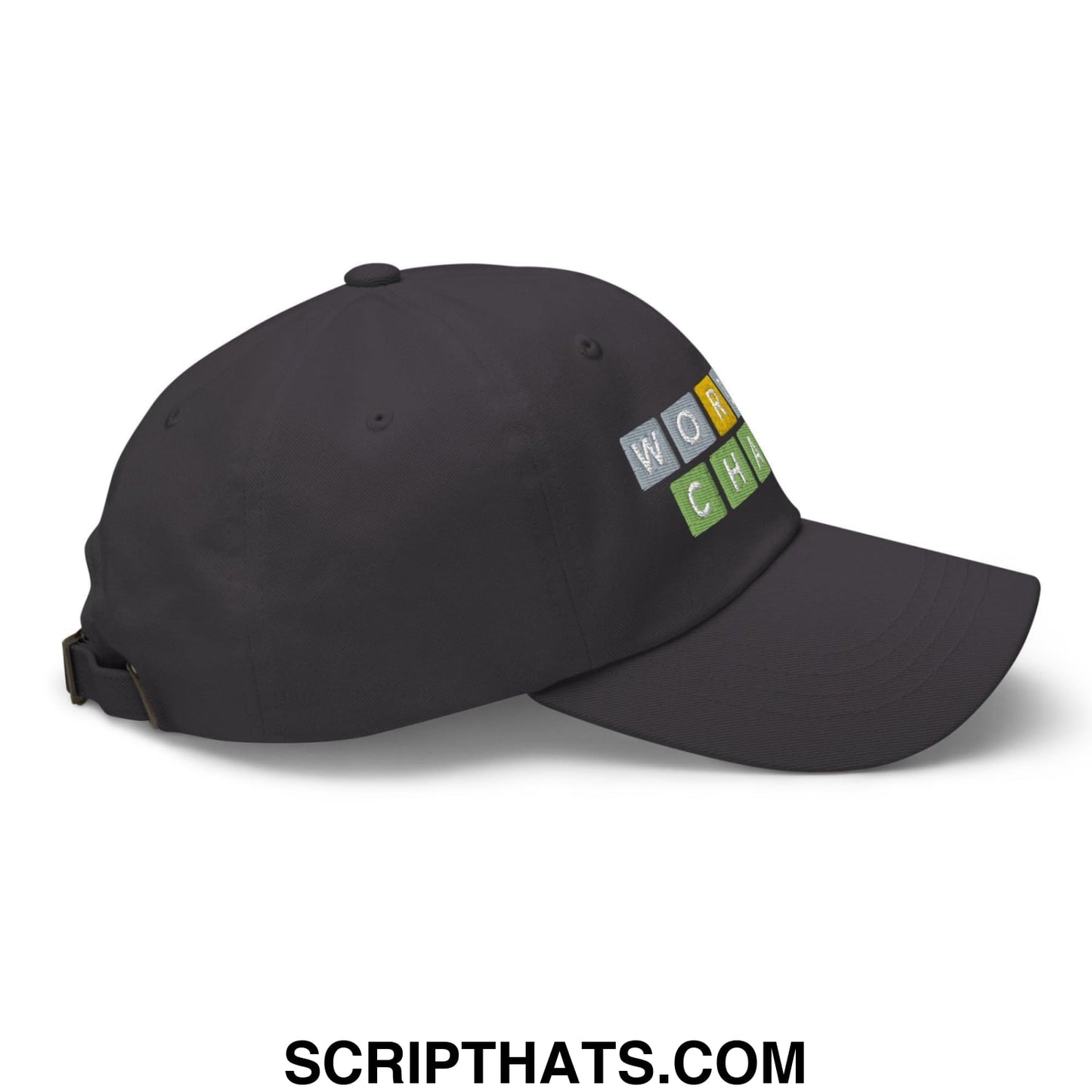 Wordle Champ Dad Hat Dark Grey