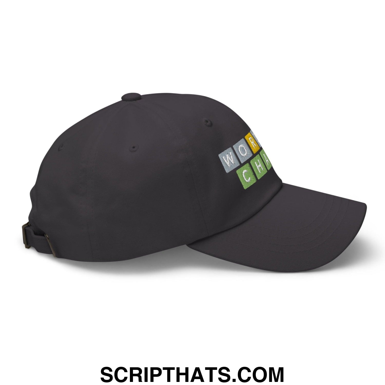 Wordle Champ Dad Hat Dark Grey