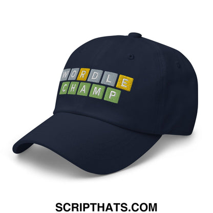 Wordle Champ Dad Hat Navy