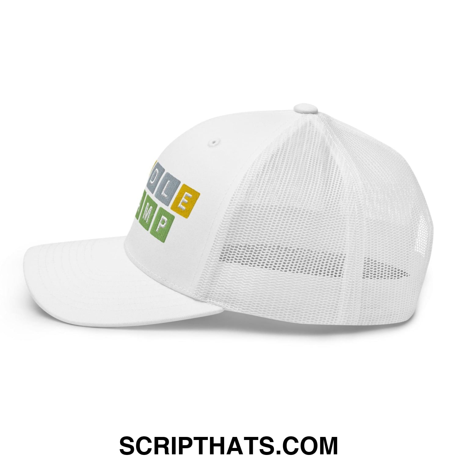 Wordle Champ Retro Trucker Hat White