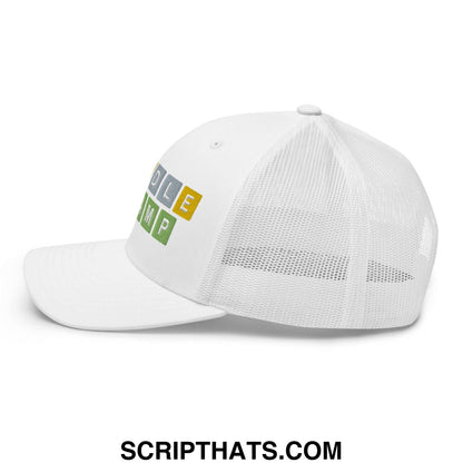 Wordle Champ Retro Trucker Hat White