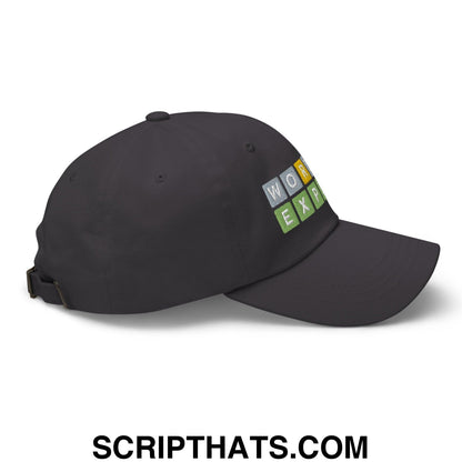 Wordle Expert Dad Hat Dark Grey