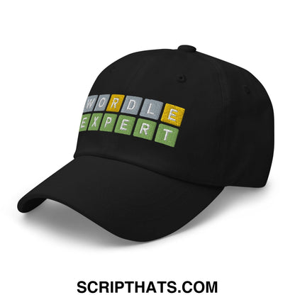 Wordle Expert Dad Hat Black