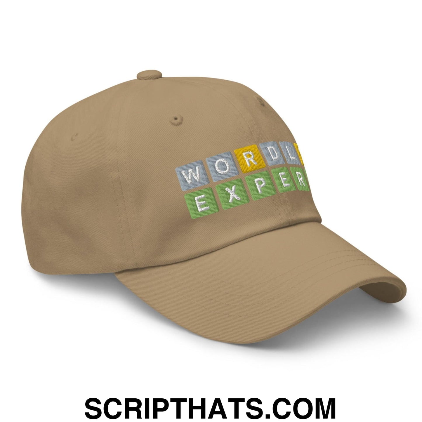 Wordle Expert Dad Hat Khaki