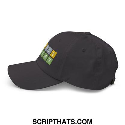Wordle Expert Dad Hat Dark Grey