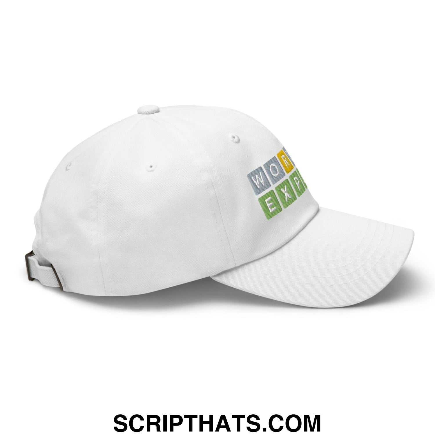 Wordle Expert Dad Hat White