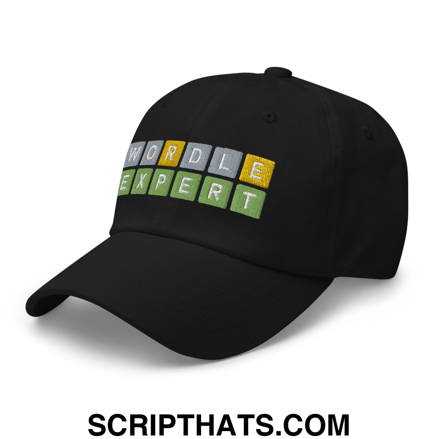 Wordle Expert Dad Hat Black