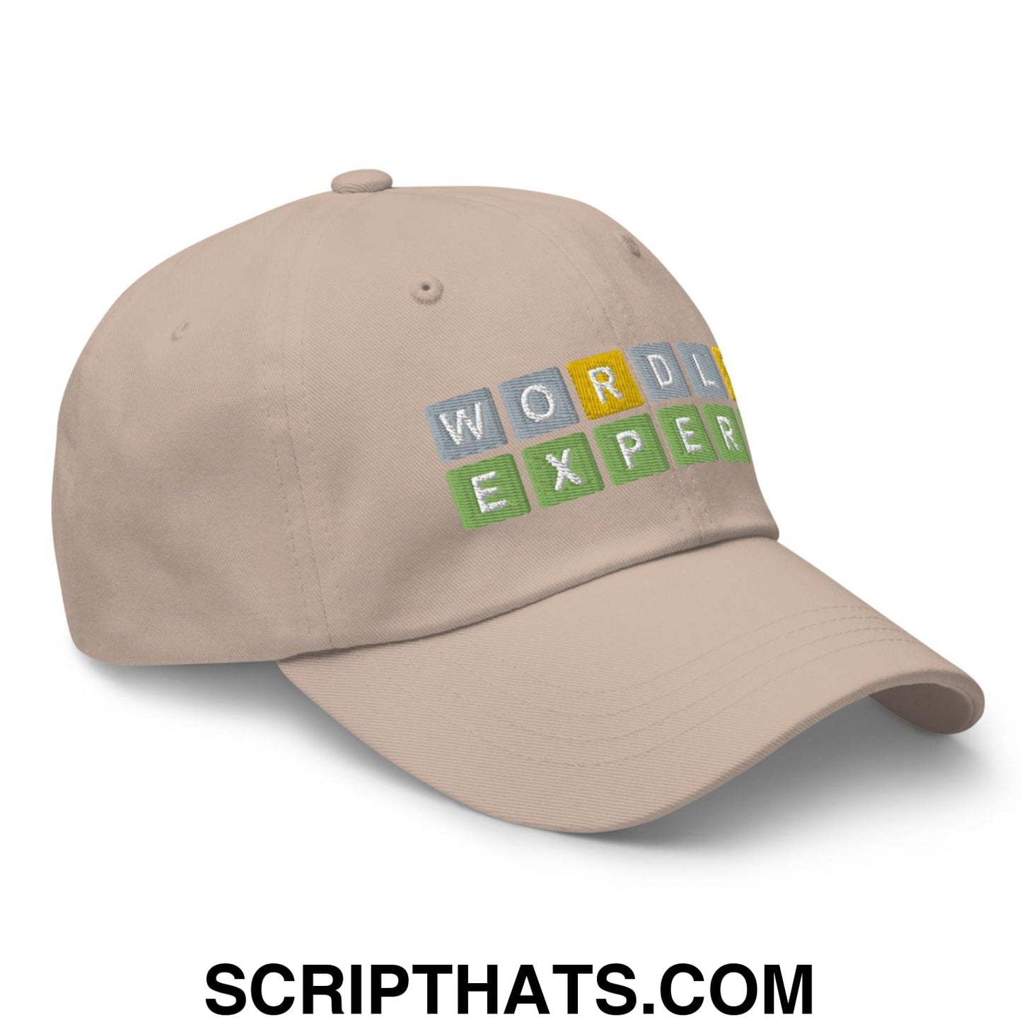 Wordle Expert Dad Hat Stone