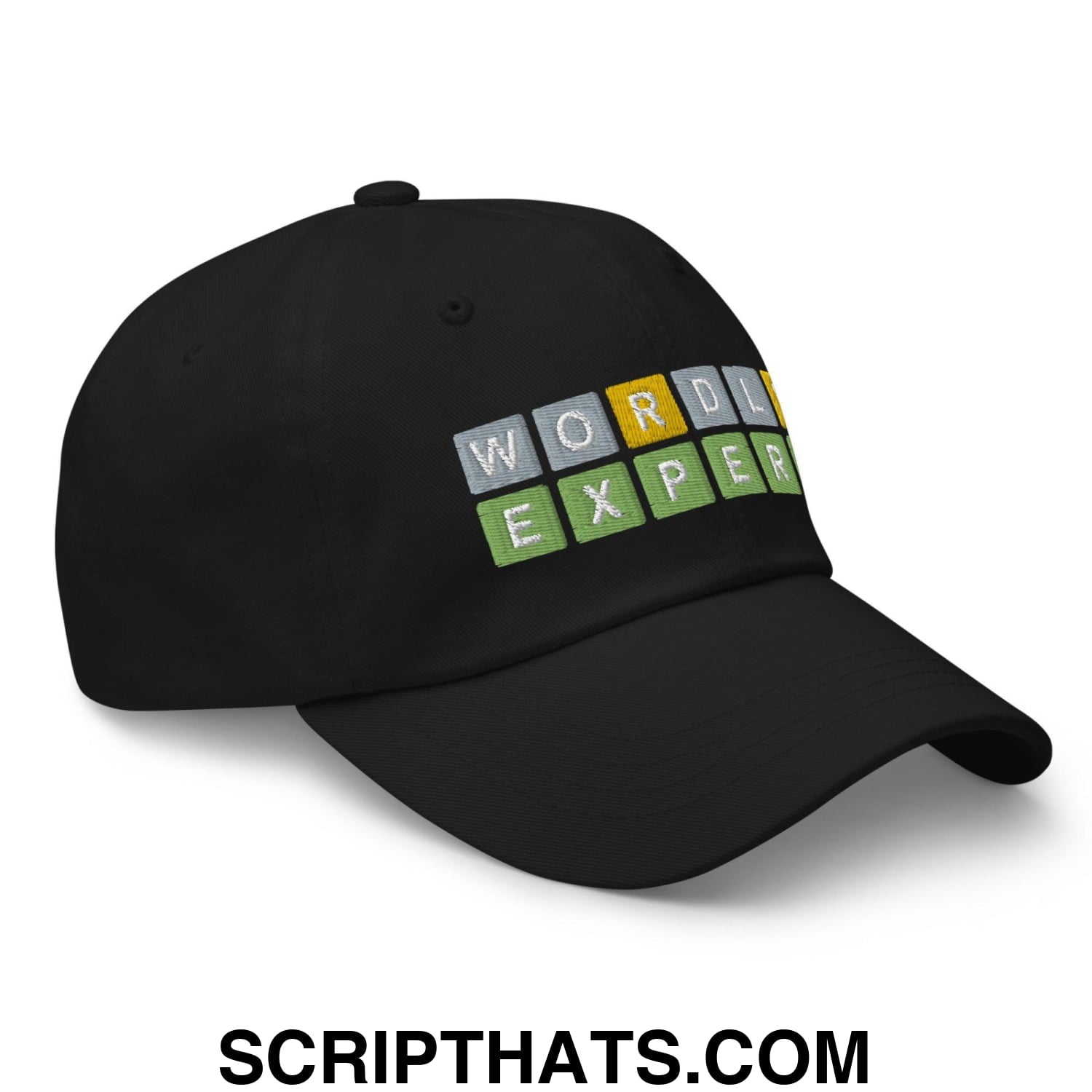 Wordle Expert Dad Hat Black