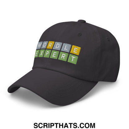 Wordle Expert Dad Hat Dark Grey