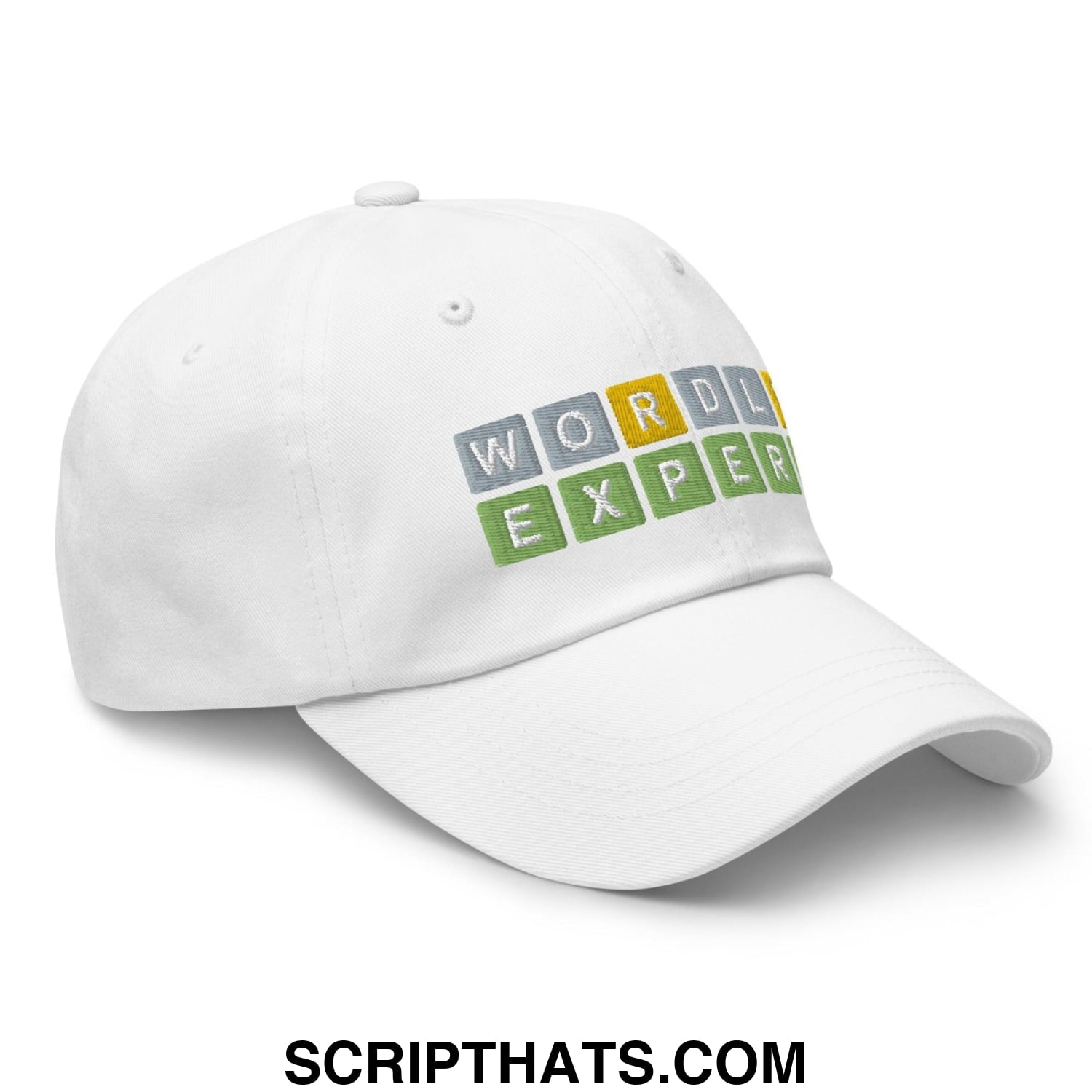 Wordle Expert Dad Hat White