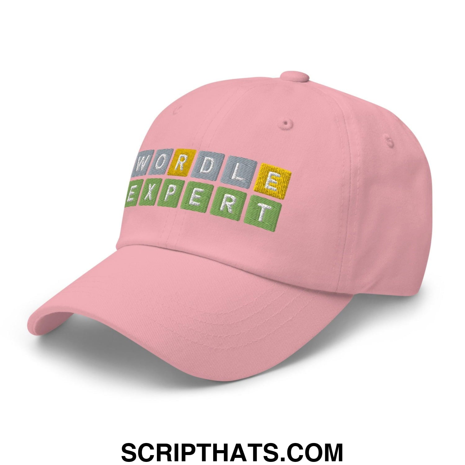 Wordle Expert Dad Hat Pink