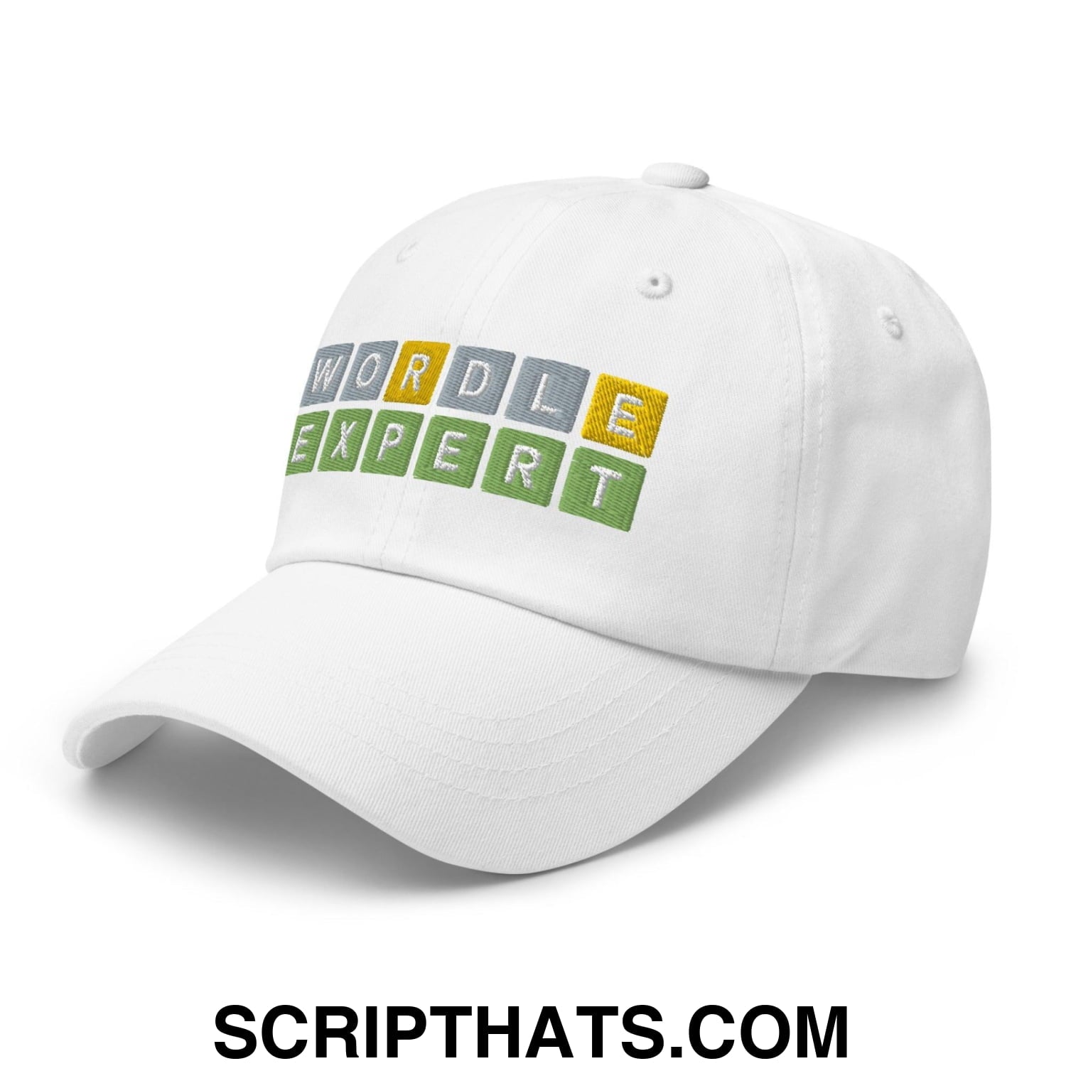Wordle Expert Dad Hat White