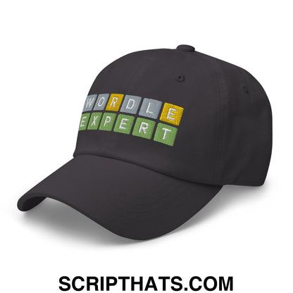 Wordle Expert Dad Hat Dark Grey