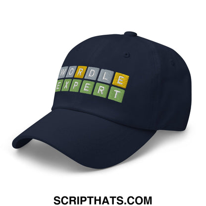 Wordle Expert Dad Hat Navy