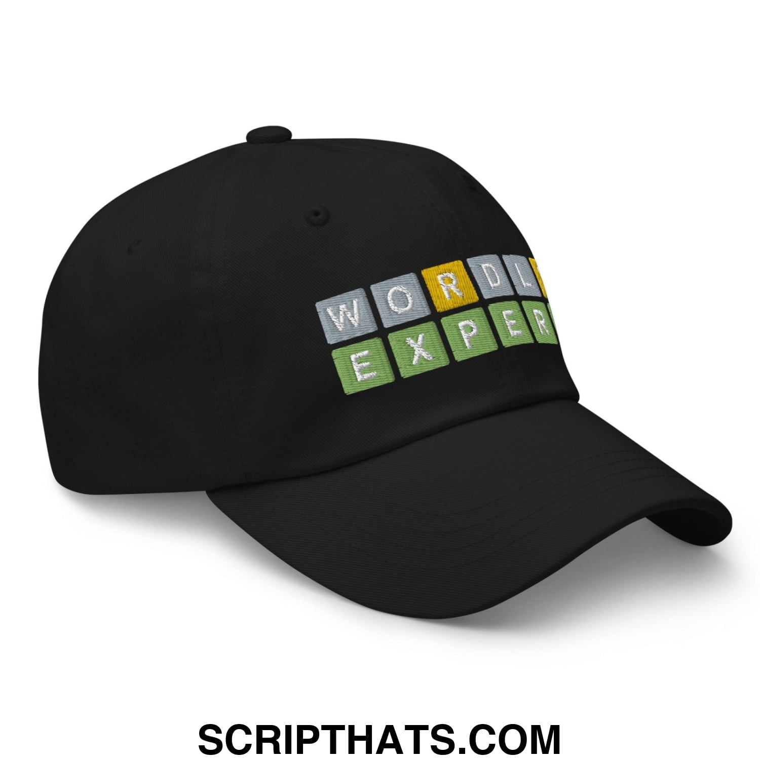 Wordle Expert Dad Hat Black