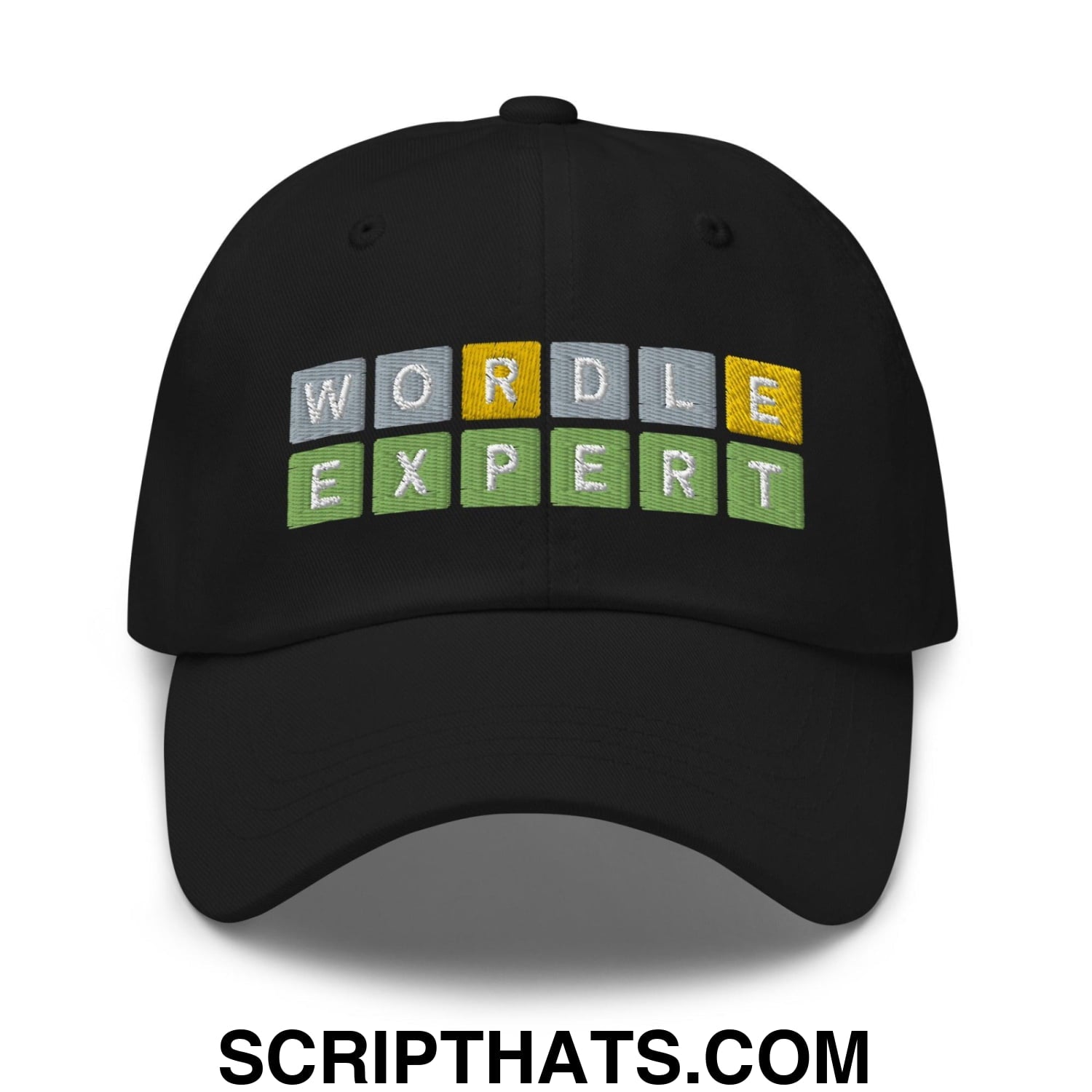 Wordle Expert Dad Hat Black