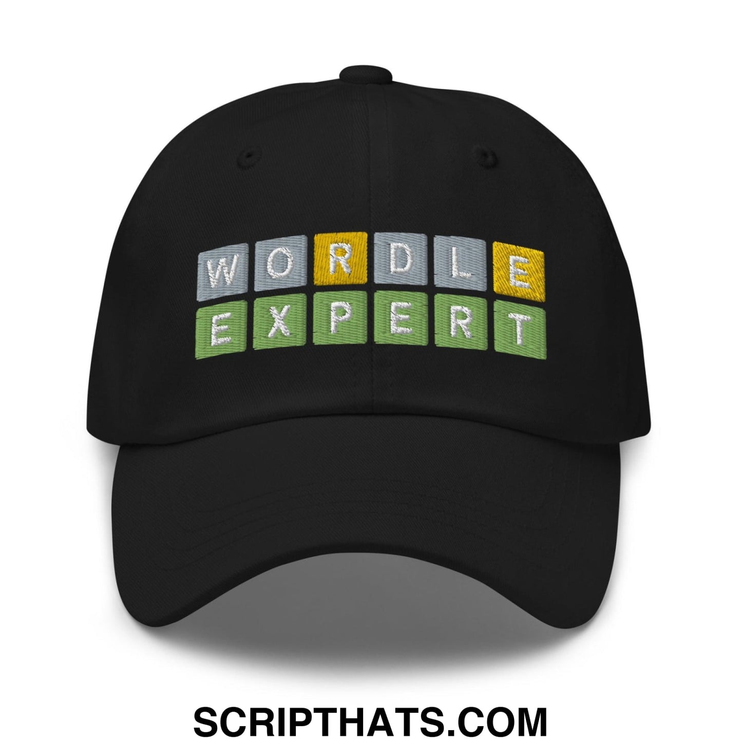 Wordle Expert Dad Hat Black