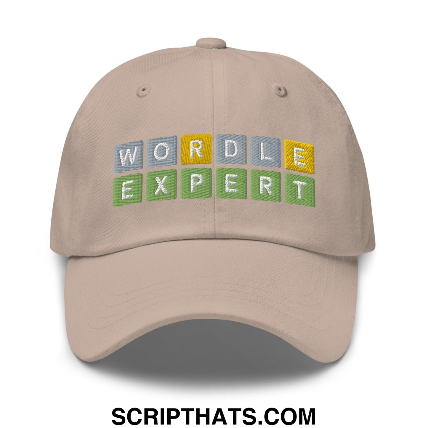 Wordle Expert Dad Hat Stone