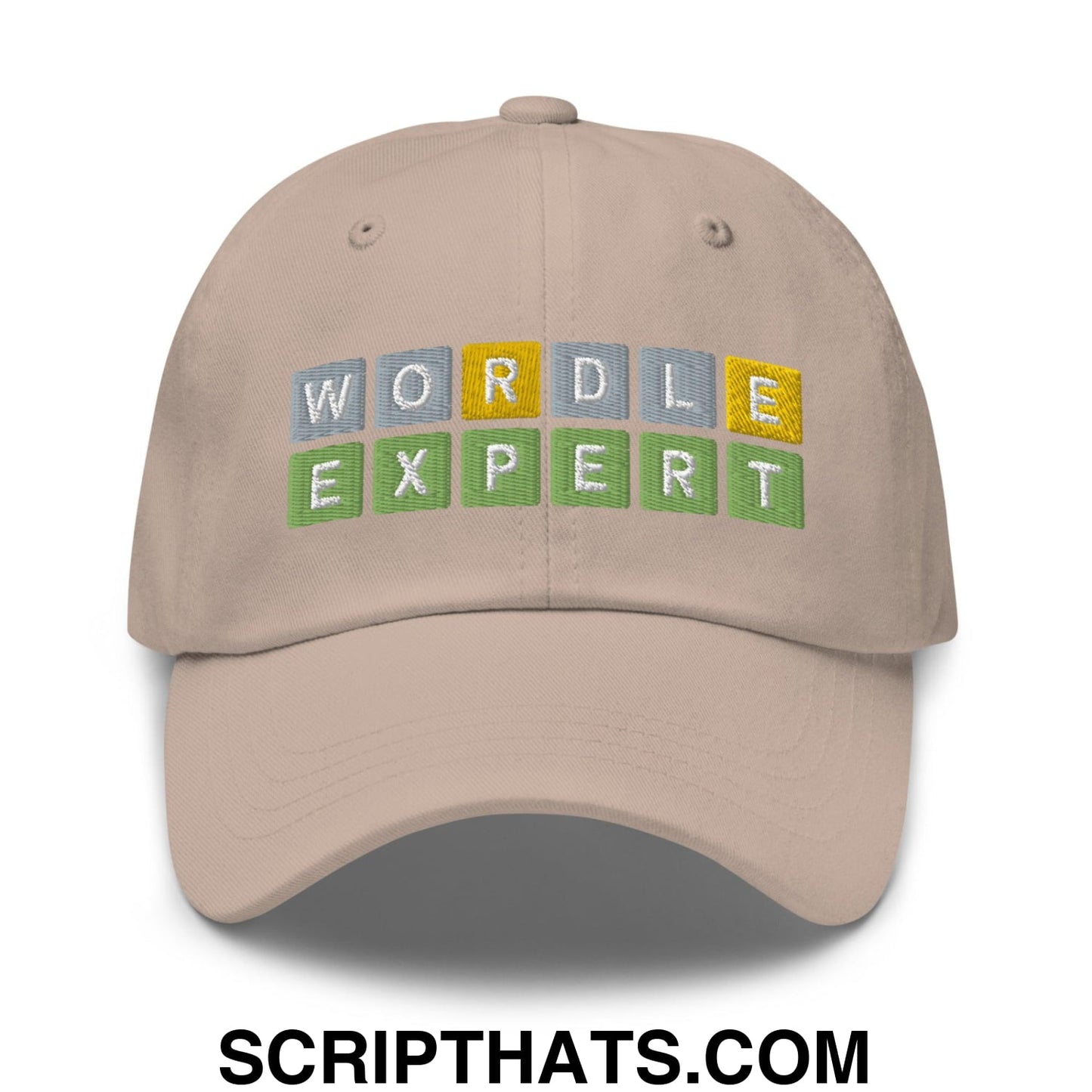 Wordle Expert Dad Hat Stone