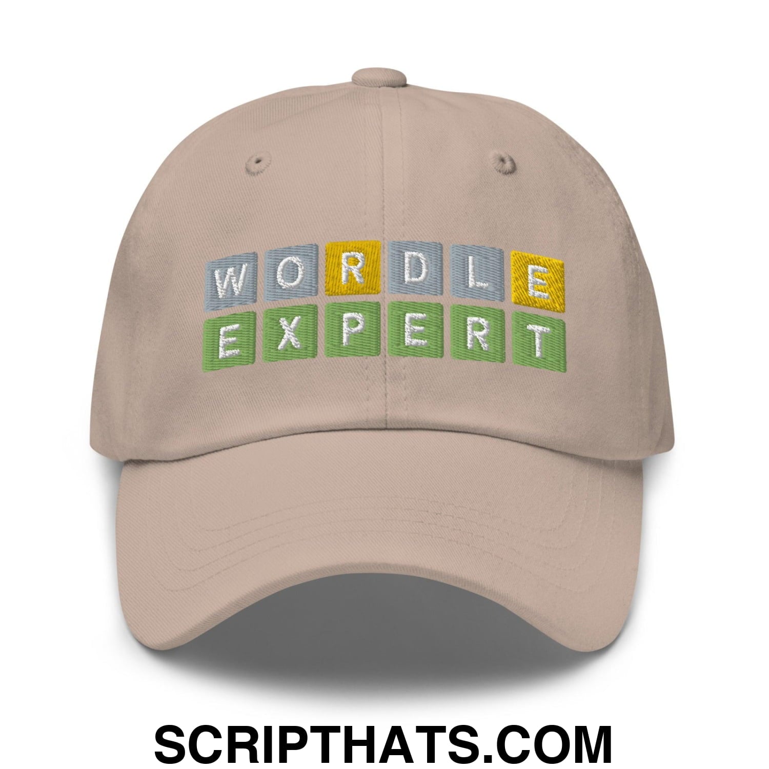 Wordle Expert Dad Hat Stone