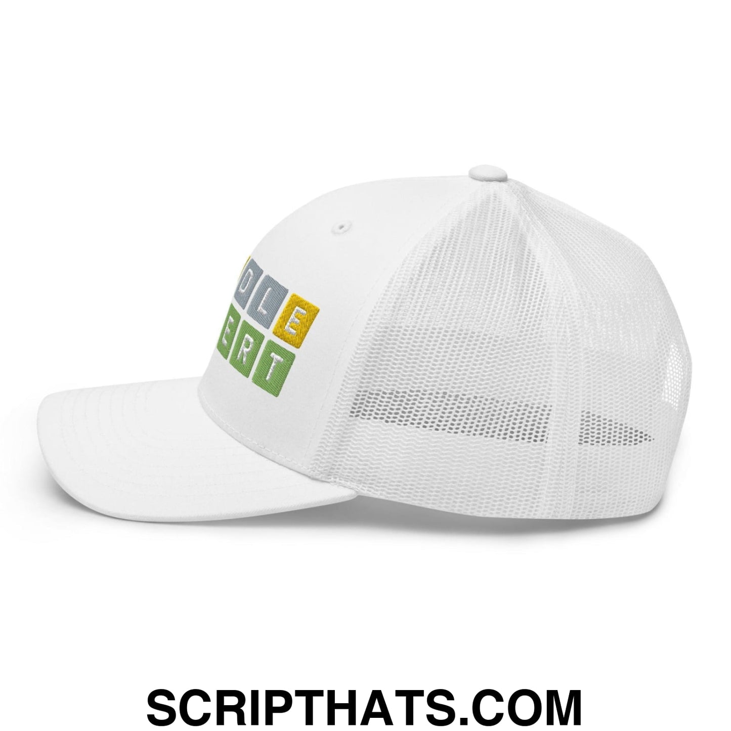 Wordle Expert Retro Trucker Hat White