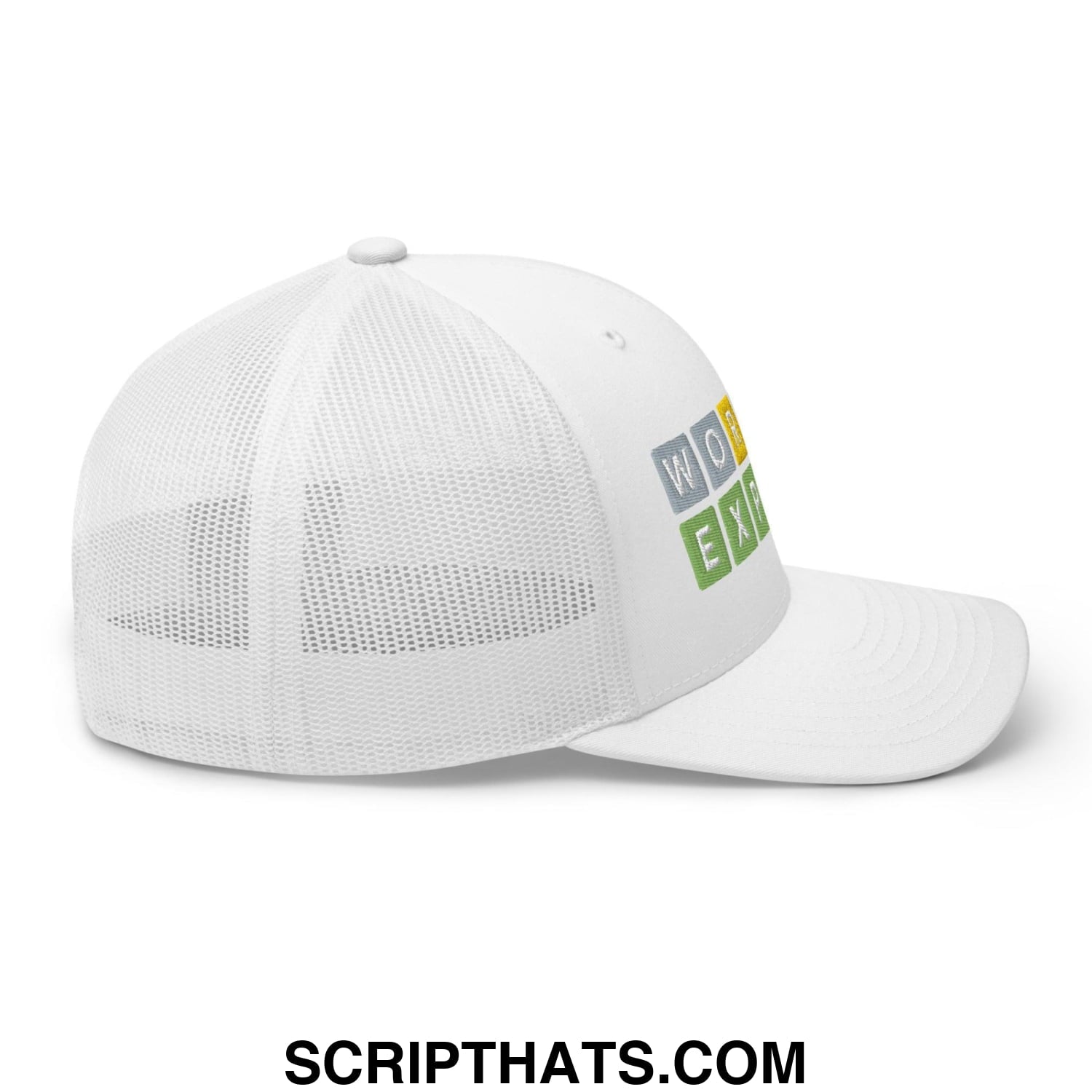 Wordle Expert Retro Trucker Hat White