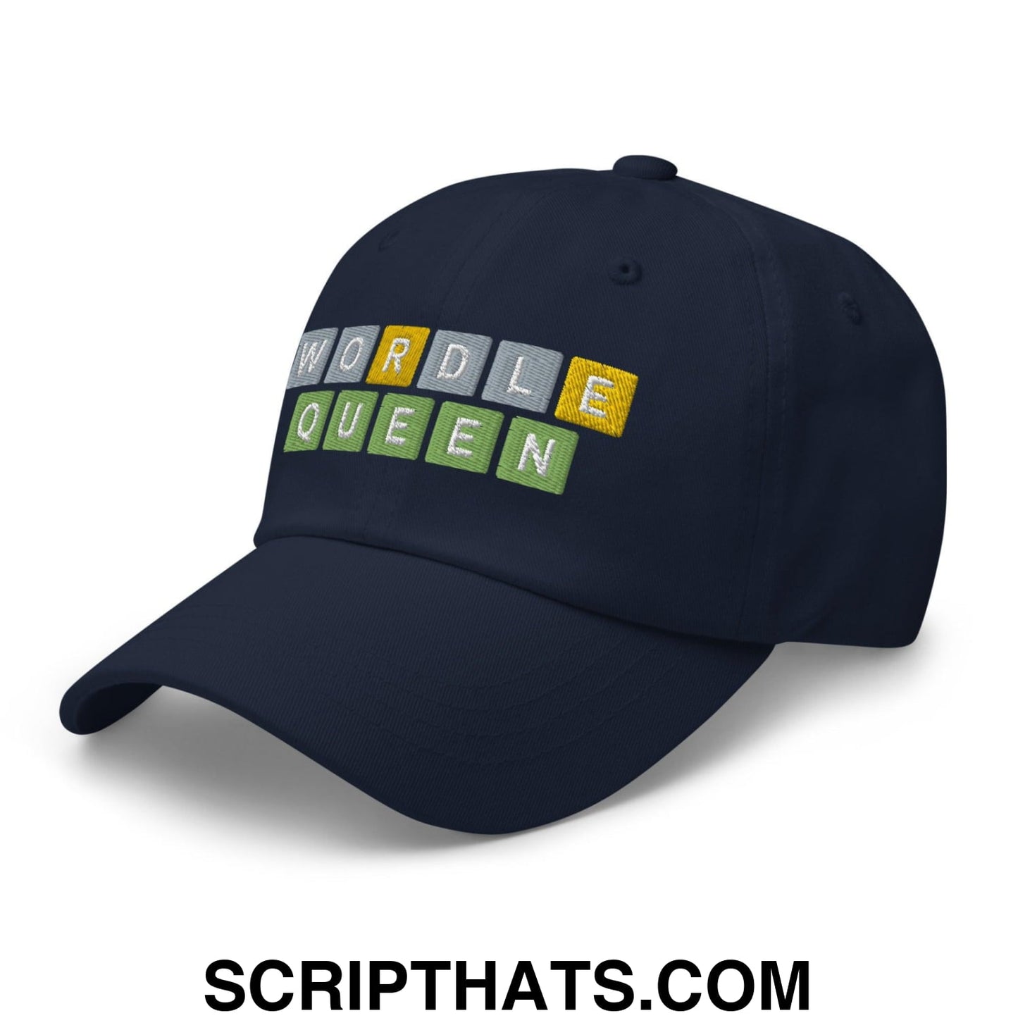 Wordle Queen Dad Hat Navy