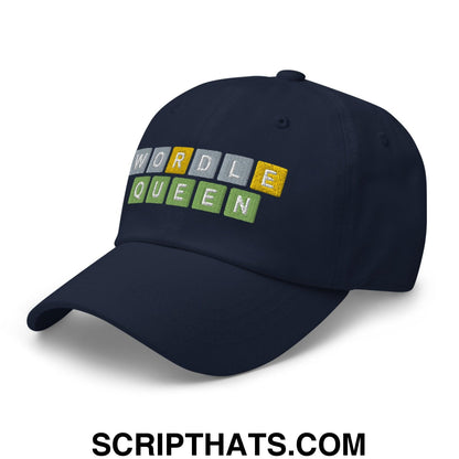 Wordle Queen Dad Hat Navy