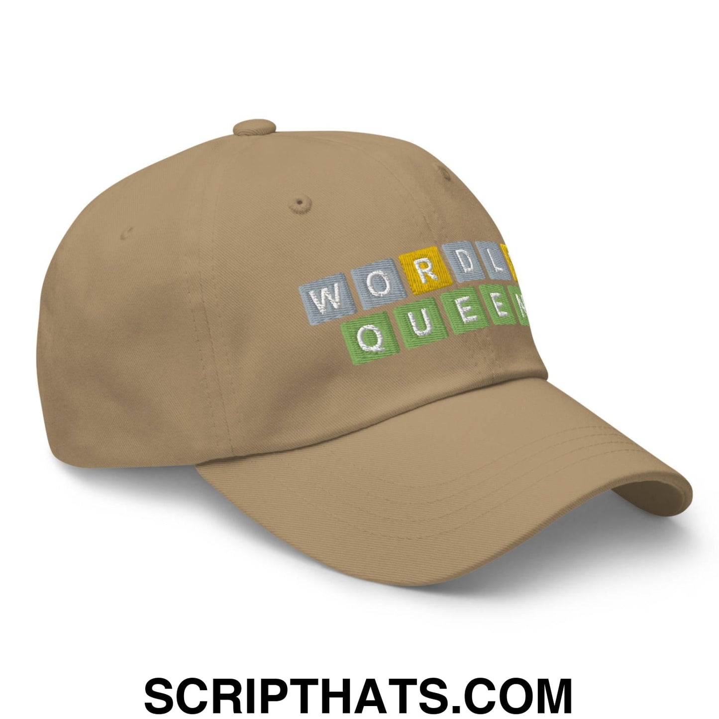 Wordle Queen Dad Hat Khaki