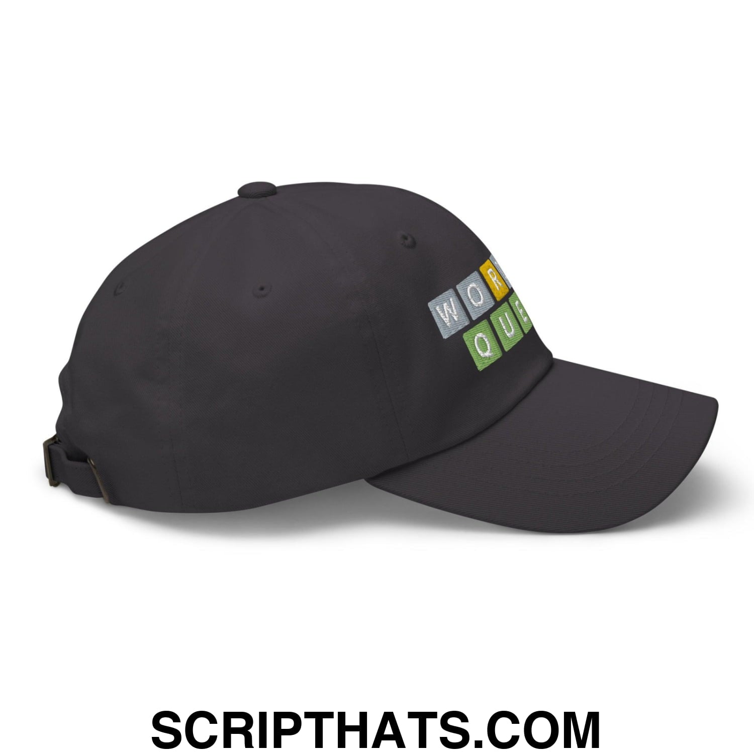 Wordle Queen Dad Hat Dark Grey