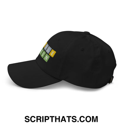 Wordle Queen Dad Hat Black