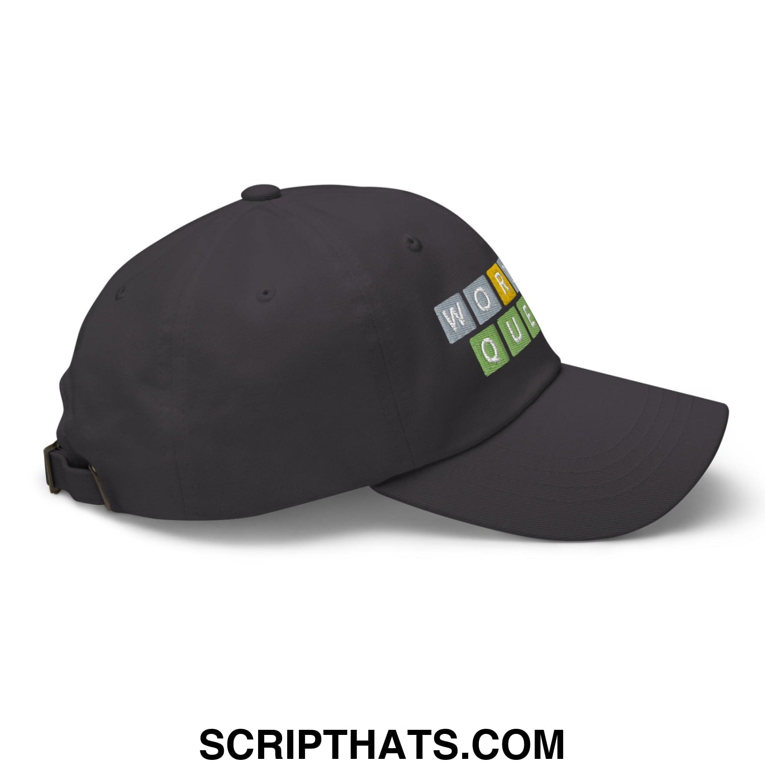Wordle Queen Dad Hat Dark Grey