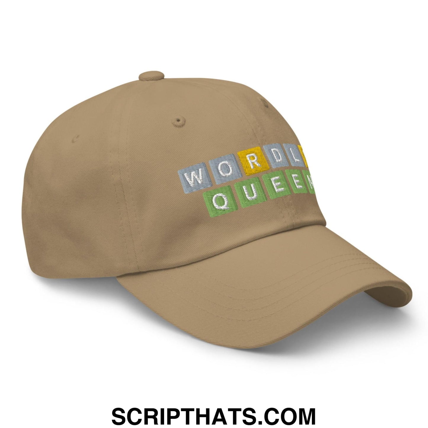 Wordle Queen Dad Hat Khaki