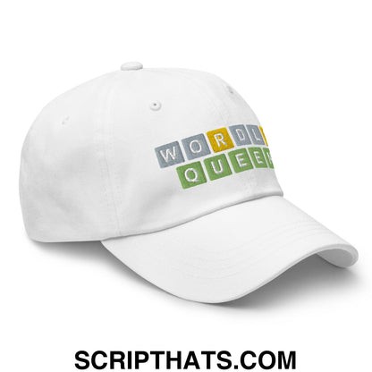 Wordle Queen Dad Hat White