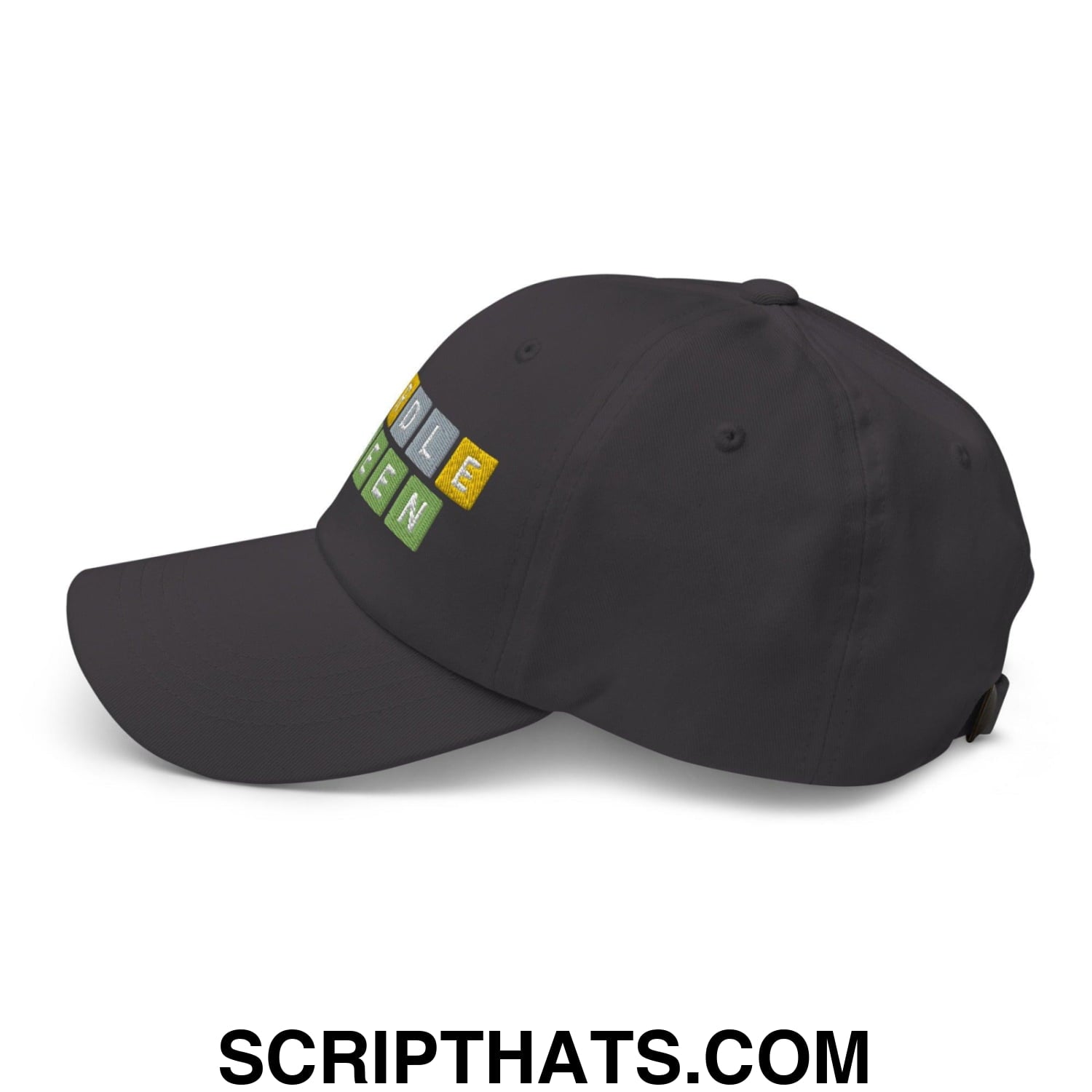 Wordle Queen Dad Hat Dark Grey