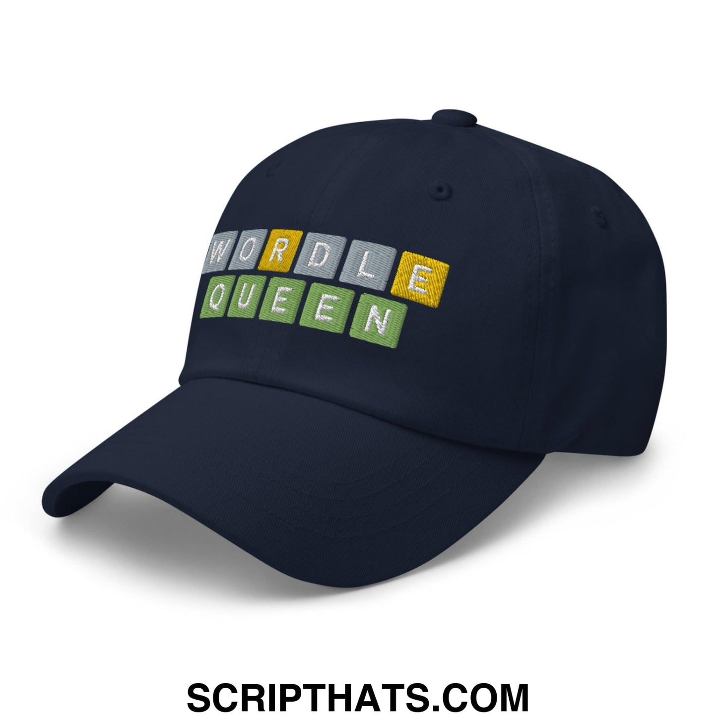 Wordle Queen Dad Hat Navy