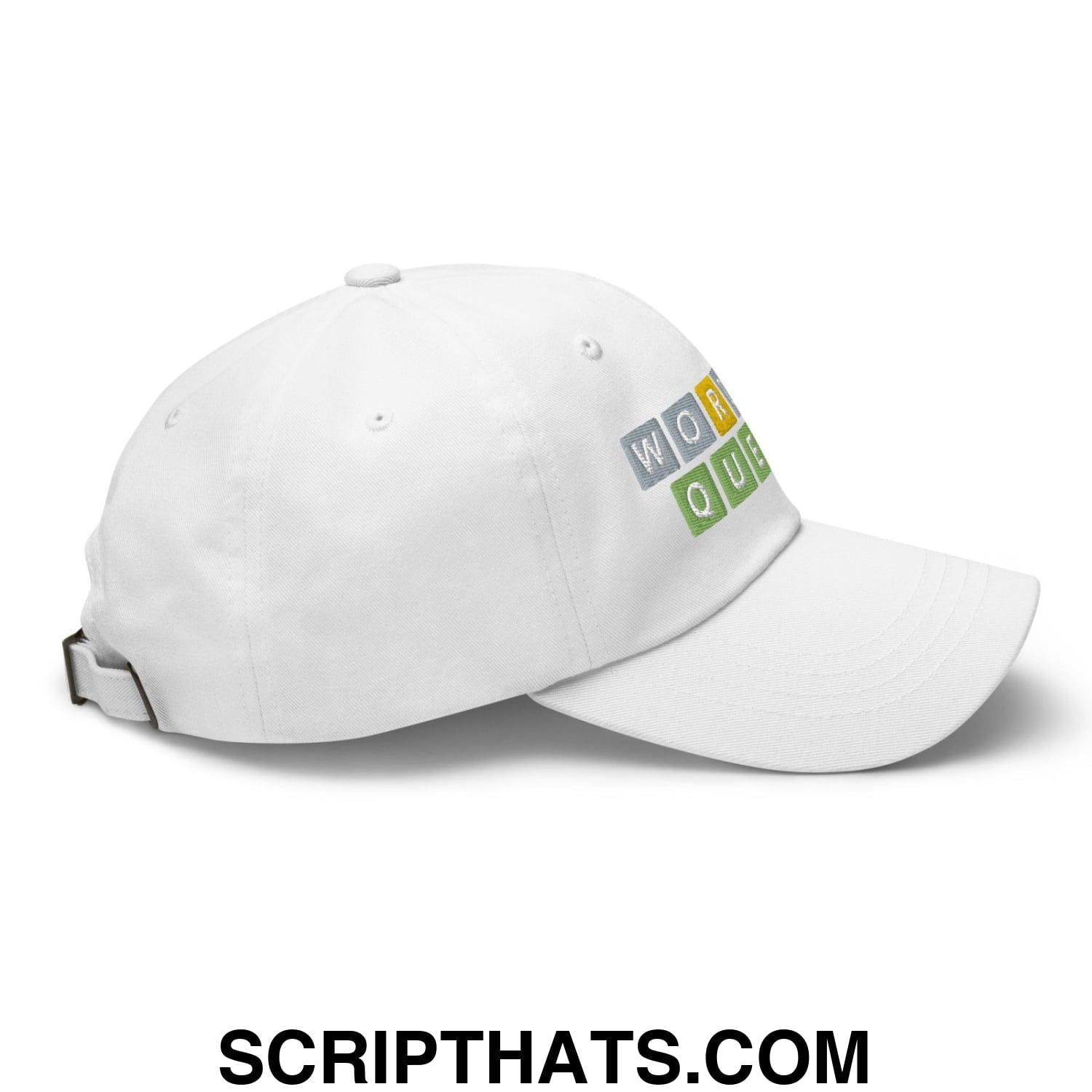 Wordle Queen Dad Hat White