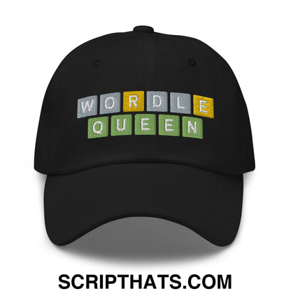 Wordle Queen Dad Hat Black