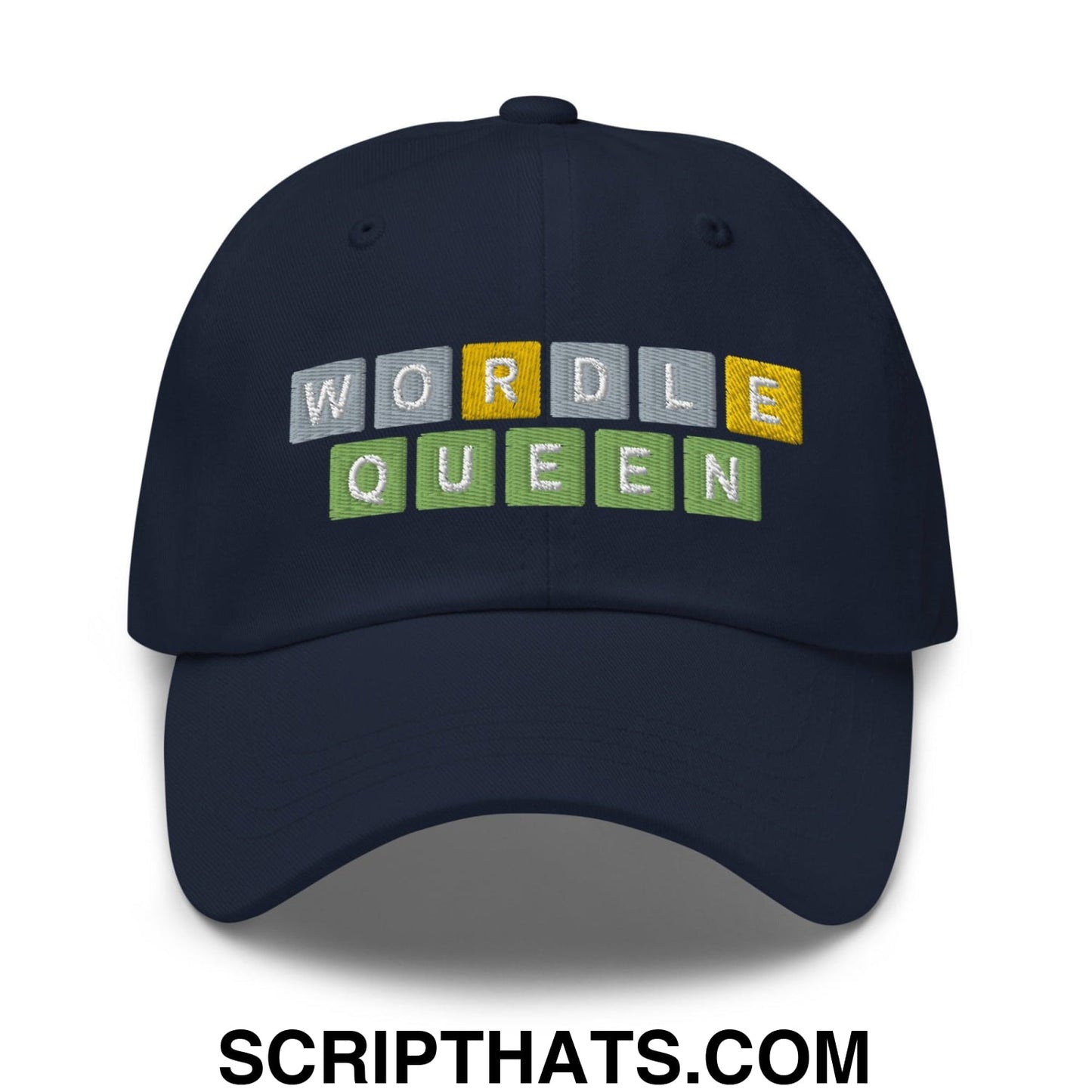 Wordle Queen Dad Hat Navy